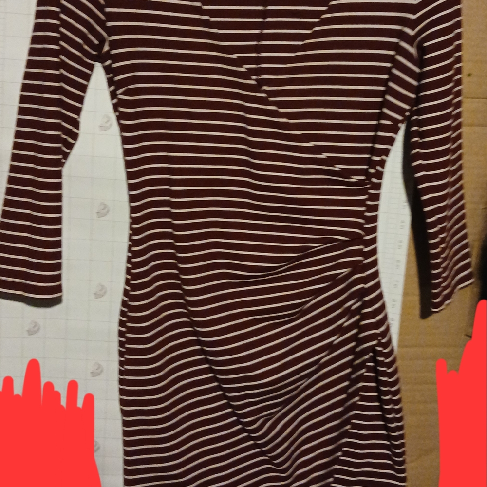 Forever 21 Purple Ruched Wrap Dress